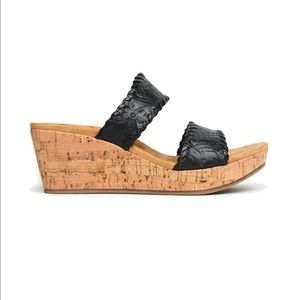 Minnetonka Bertie Wedge Heel Sandal